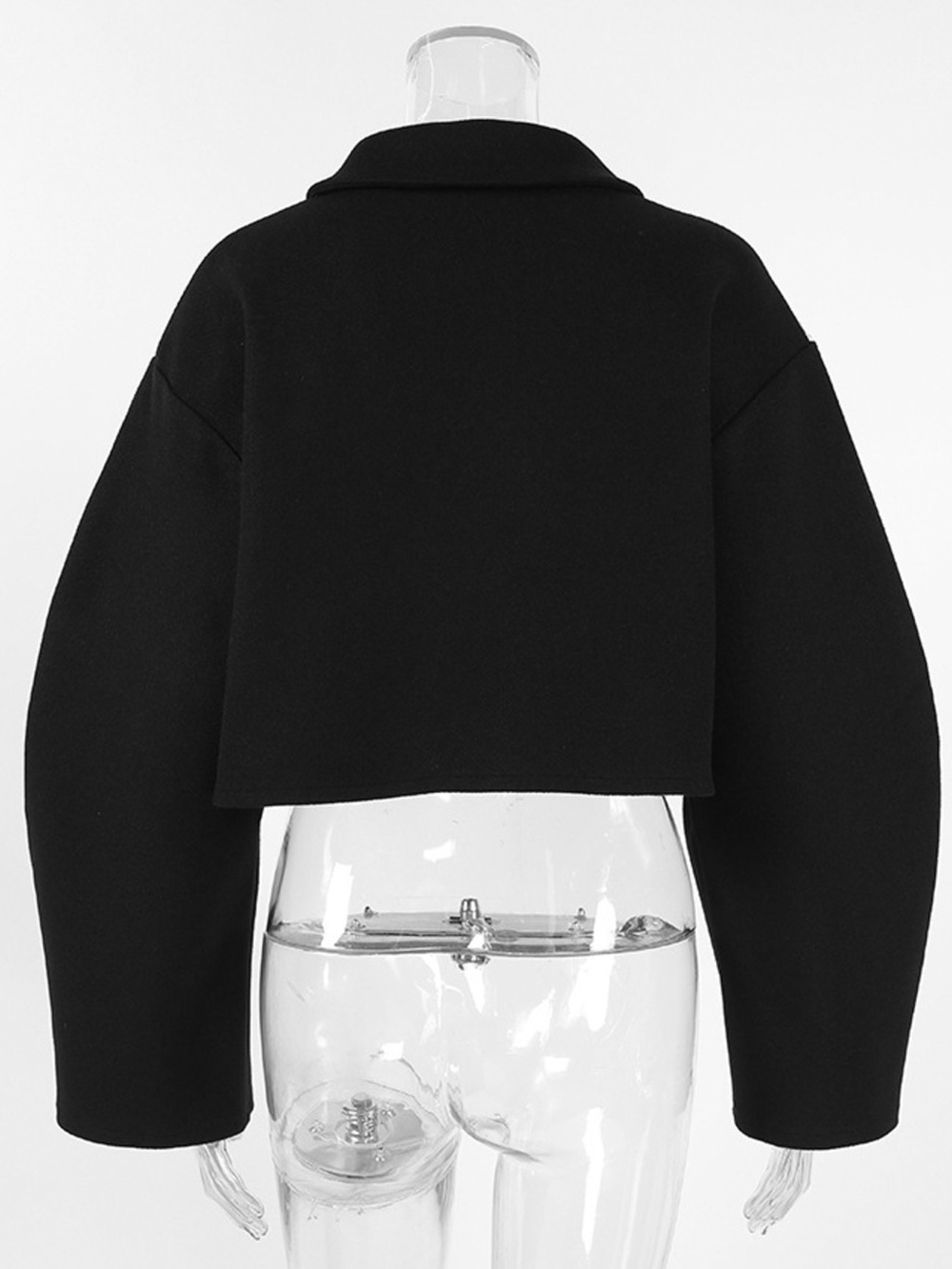 Zip Up Cropped Jacket - Picture 7 of 8